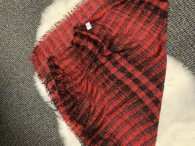 Charter Club Classic Plaid Bouclé Scarf