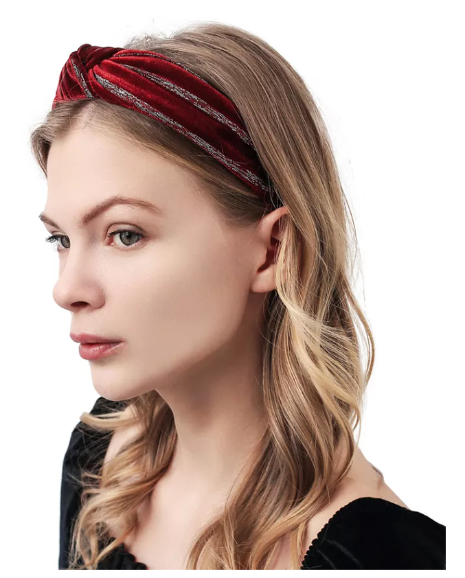 Inc International Concepts Knotted Velvet Headband