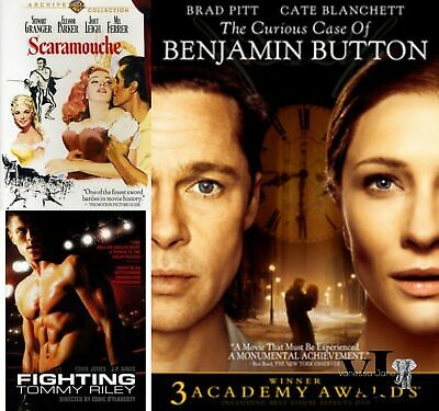 Drama DVD Bundle:The Curious Case of Benjamin Button, Fighting, Scaramouche