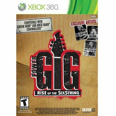 Xbox 360 Power Gig Rise of the Six String Brand New Sealed