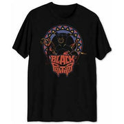 Marvel Mens Black Panther Mask Graphic Cotton Logo T-Shirt
