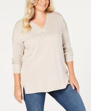 Style & Co Plus Size High-low Over-sized Tunic Sweater