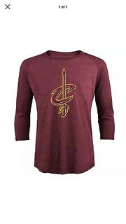 Majestic Threads NBA Cleveland Cavaliers Men's Premium Triblend Raglan Shirt