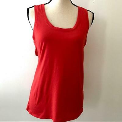 Fabletics Red Open-Back Mariela Tank, Size Large