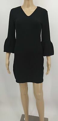 Michael Kors Petite Pleat Hem Fit & Flare Dress, Size Small