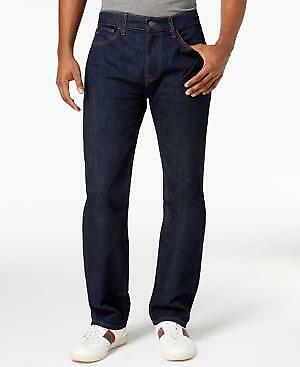 Tommy Hilfiger Mens Relaxed Fit Stretch Jeans