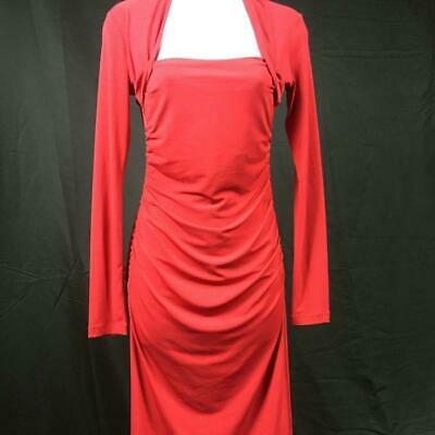 Victoria Secret Moda International Ruched Long Sleeve Dress,Size Small