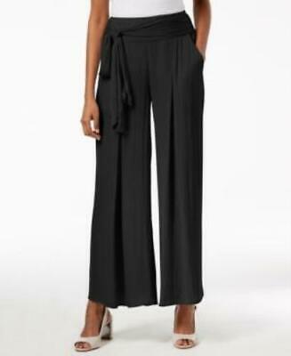 Alfani Wide-Leg Tie-Waist Pants