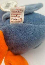Ty Beanie Baby – Scoop the Pelican 1996 – P.V.C. Pellets With Tag 15 Errors