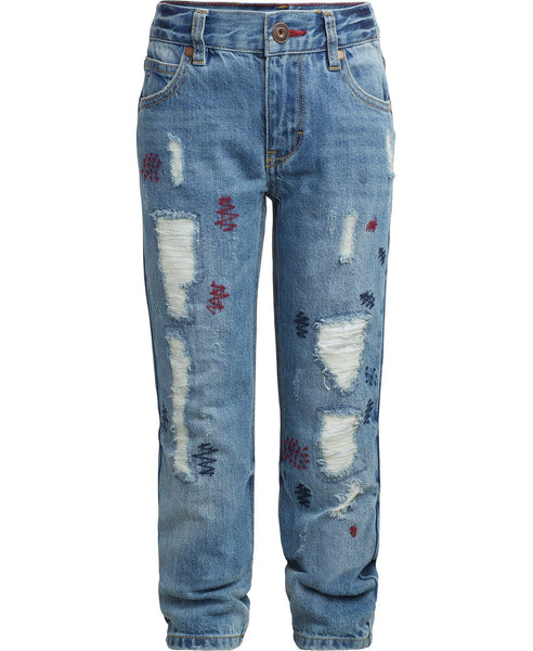 Tommy Hilfiger Big Boys Blue Rebel Jeans, Size 14