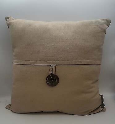 Elrene Envelope Pillow One Button – Wheat, 18X18