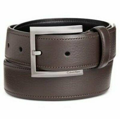 Calvin Klein Mens Feather-Edge Dress Belt, Size 42