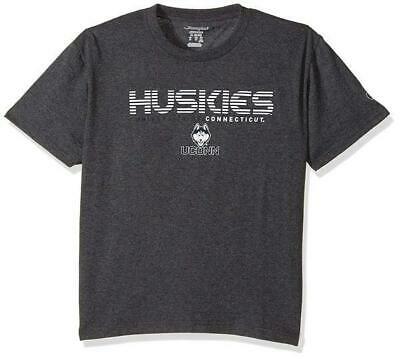 Champion NCAA Youth Boys Short Sleeve Jersey Shirt Connecticut Huskies Large