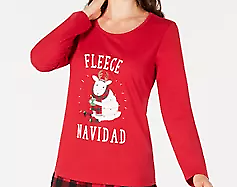 Holiday Family Men & Womens Holiday Pajama tops