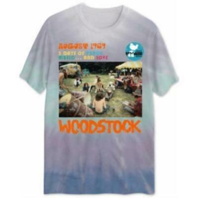 Woodstock Group Photo Mens Graphic T-Shirt,Choose Sz/Color