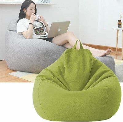 Mekiyo Bean Bag Sofa Chairs Cover, Classic Lazy Lounger Bean Bag Storage