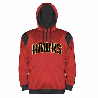 NBA Men's Sports 1/4 Zip Hoodie Atlanta Hawks, Size 3XT