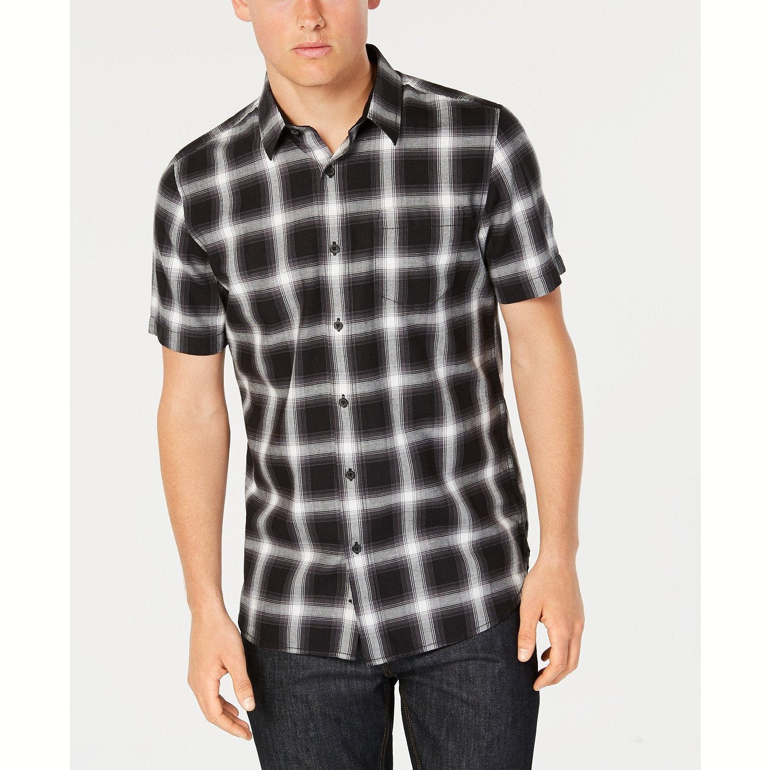 American Rag Men's Wes Plaid Pocket Shirt, Size XXL