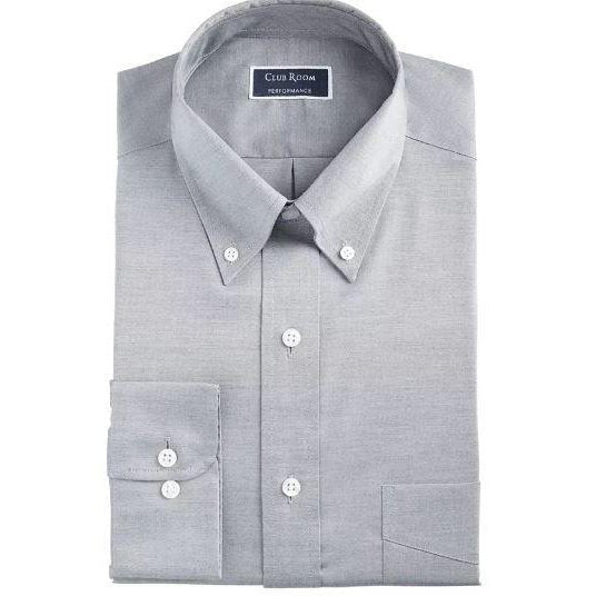 Club Room Mens Regular Fit Performance Stretch Dress Shirt