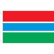 ALLIED Flag Outdoor Nylon Gambia United Nation Flag, 4 by 6-Feet