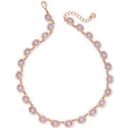 Charter Club Gold-Tone Pave and Stone Collar Necklace