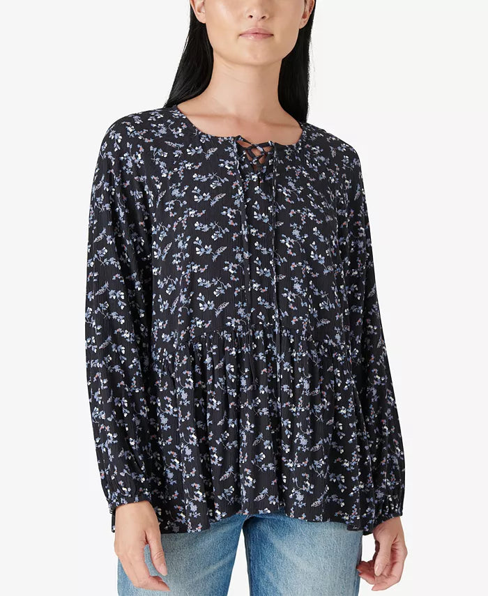 Lucky Brand Women’s Floral Printed Tunic, Size Xs