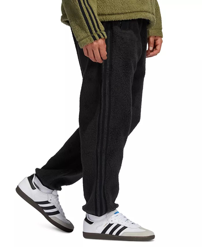 Adidas Mens Sprt 3-Stripes Sherpa Pants