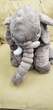 Lot of 2 Stuffed Elephant Plush Animal Toy Stuffed Animal (Grey)