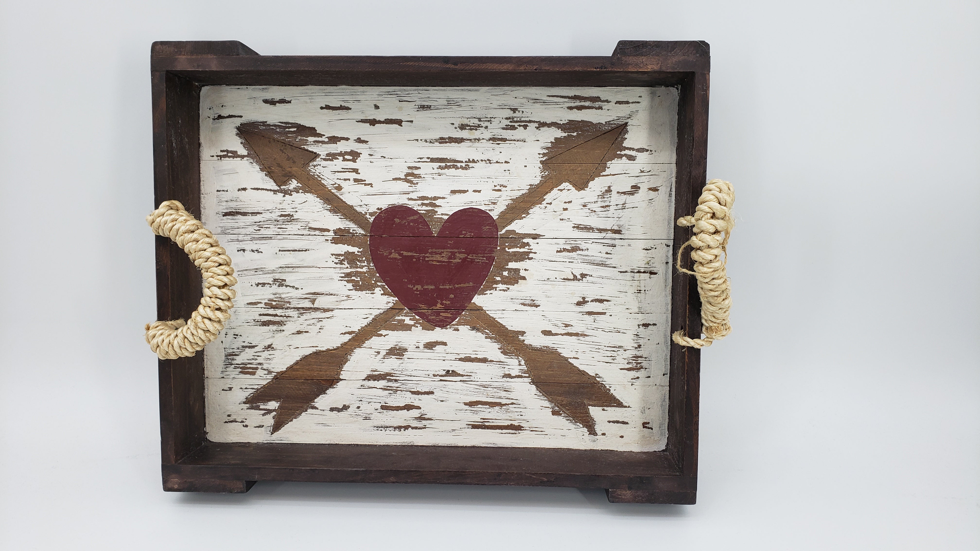 Hand-Painted Braided Rope Shadow Box