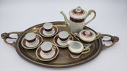 Handcrafted Imports Vintage Japanese Tea Set with Serving Tray