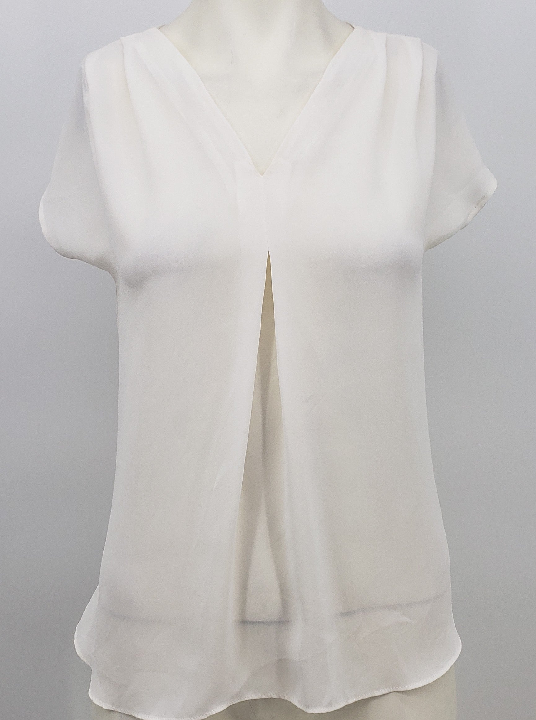 I.N.C. Womens Petite Sheer V-Neck Top, Size PP