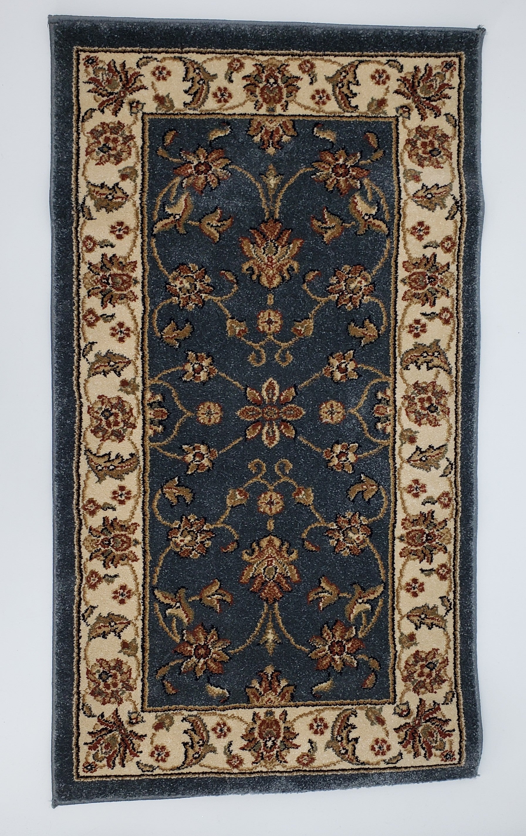 Surya Blue Floral Area Rug, 2x3.5 ft