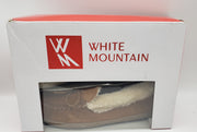 White Mountain Womens Brown Moc Slippers, Size 11