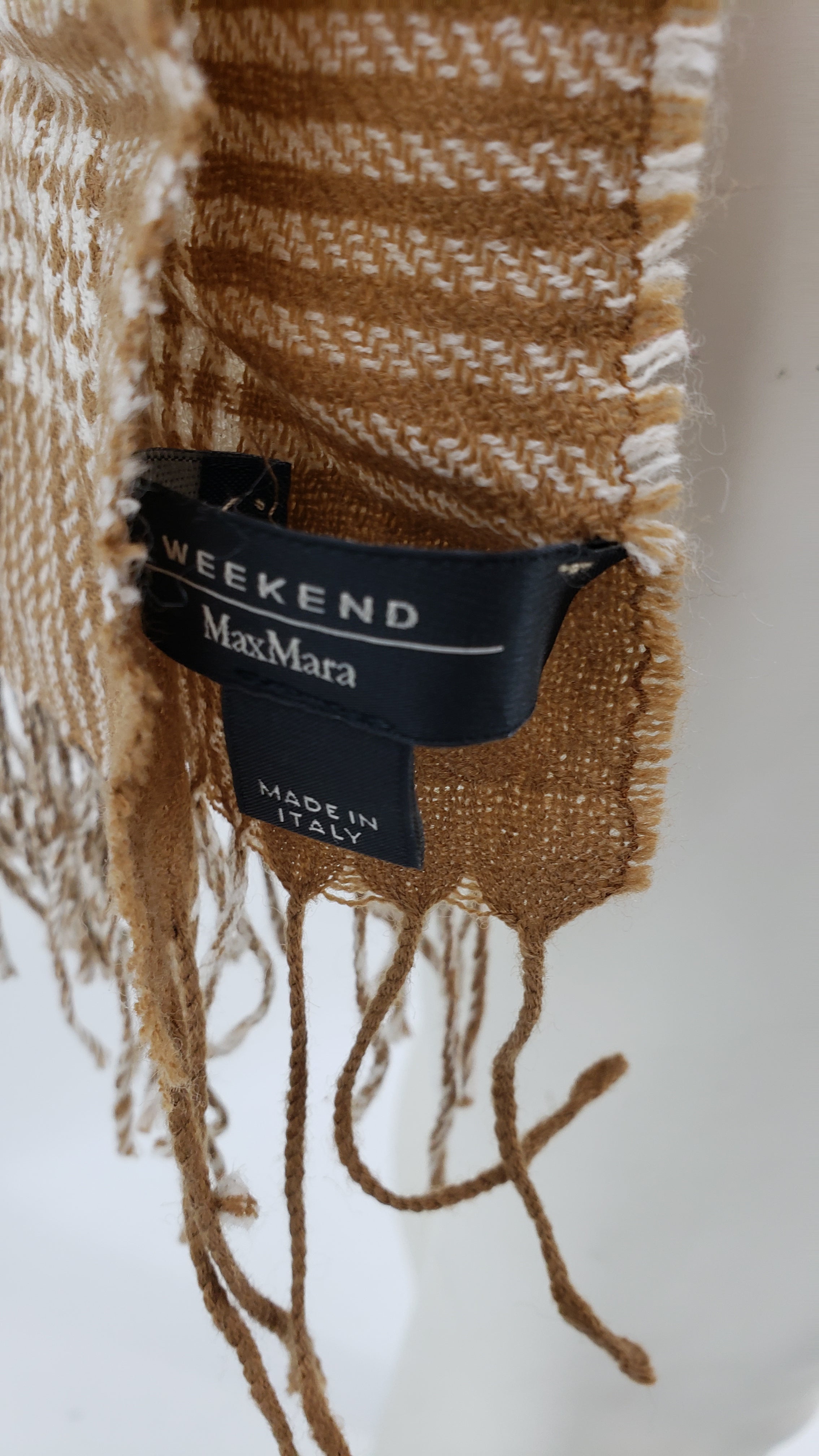 Max Mara Weekend 100% virgin wool oversized scarf