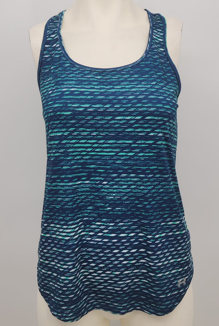Under Armour Blue/Teal Tank, Size Small