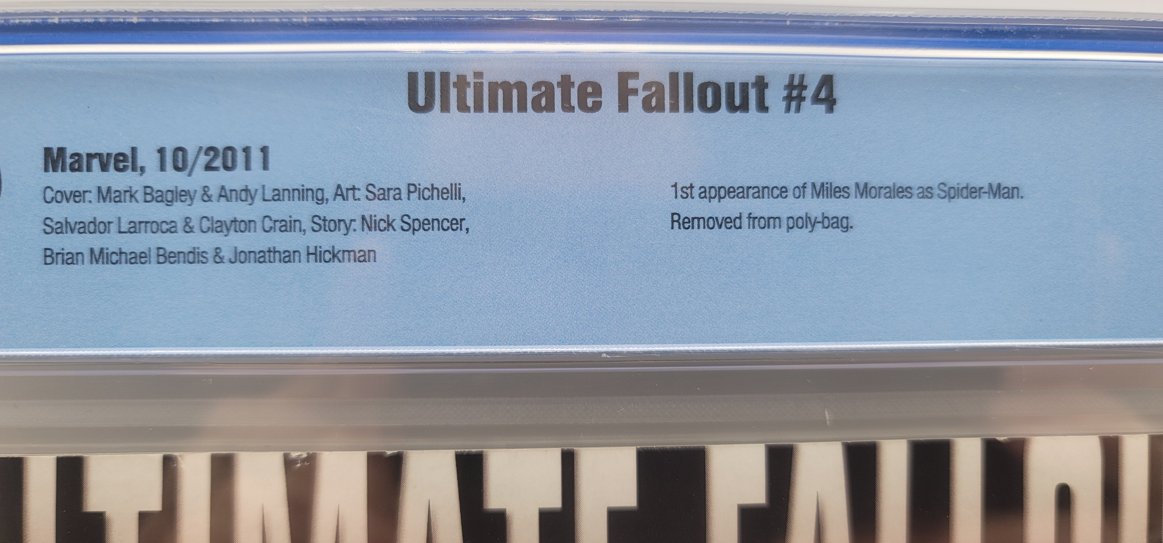 Marvel Ultimate Fallout No. 4, 1st Print, CBCS Graded Direct Edition