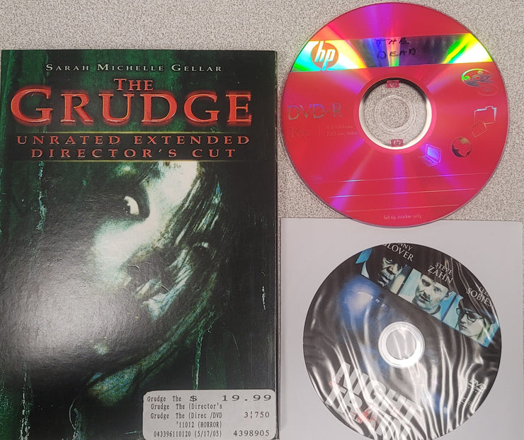 Horror DVD Movie Triple Play: The Grudge, The Dead, Night Train