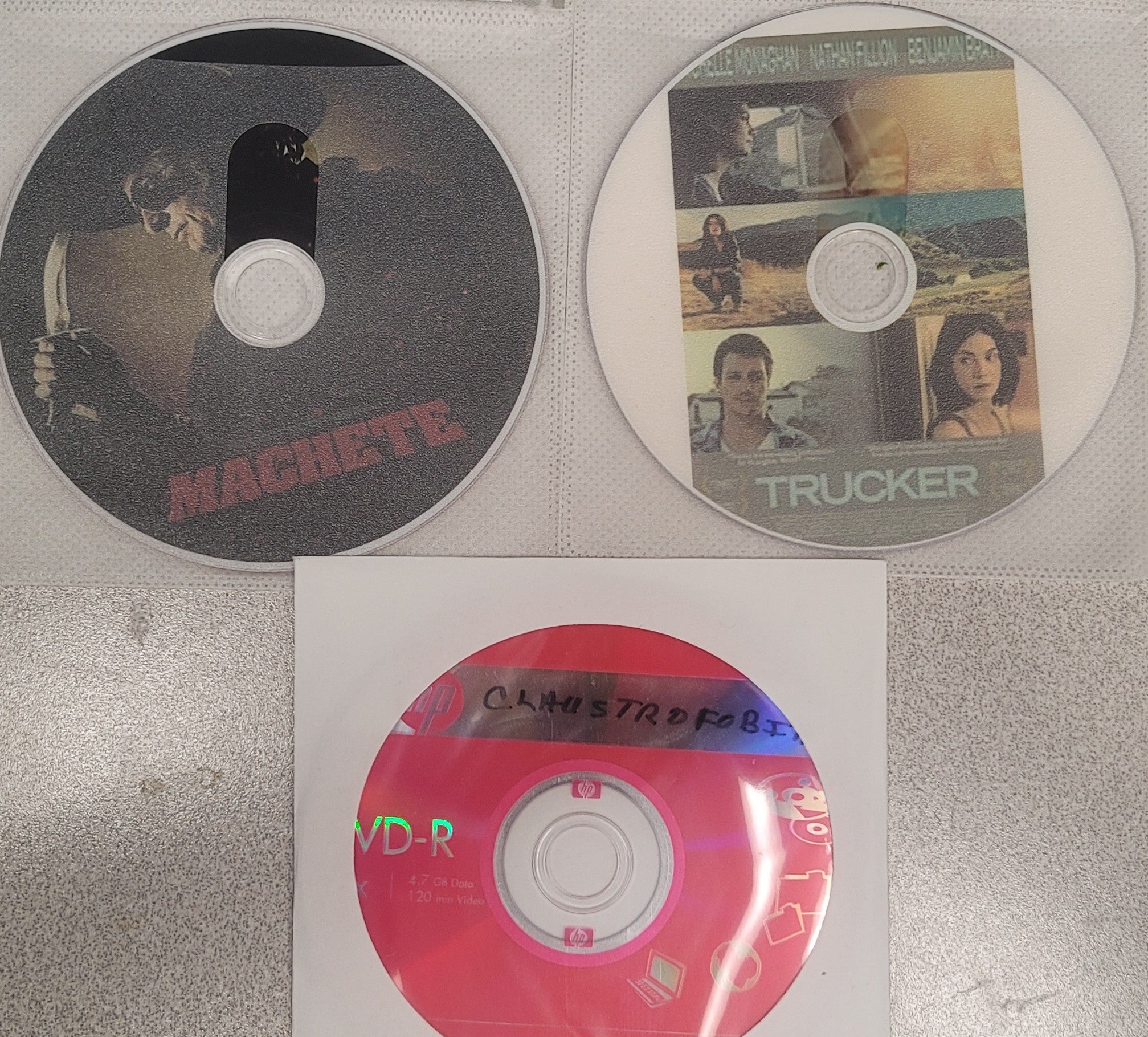 Horror DVD Movie Triple Play: Machete, Trucker, Claustrophobia