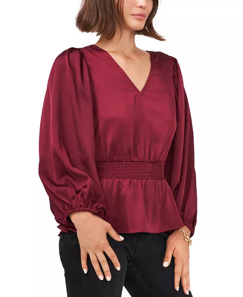 Vince Camuto Peplum Blouse, Size Medium