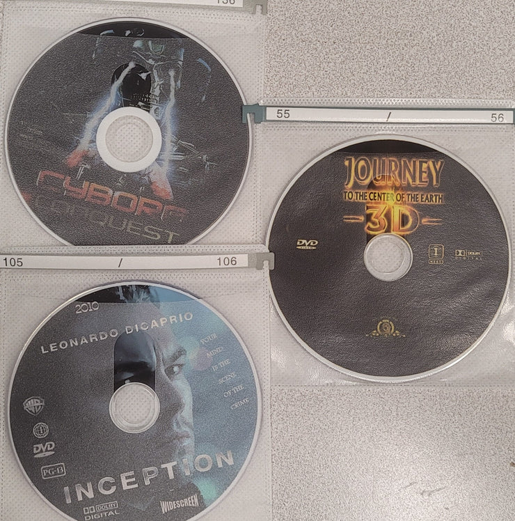 Sci-Fi DVD Movie Triple Play: Inception, Cyborg Conquest, Journey 3D