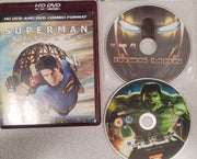 Super Hero DVD Triple Play: Incredible Hulk, Iron Man, Superman Returns