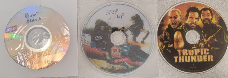 Mixed DVD Triple Play: Step Up, Tropic Thunder, Point Blank