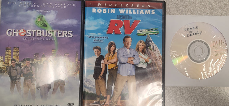 Mixed DVD Triple Play: RV, Ghostbusters, Armed and Deadly