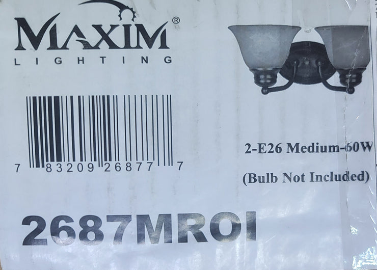 Maxim 2687 Malaga 13 Wide Bath Light Bronze