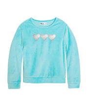 EPIC THREADS Toddler Girls Heart Graphic Velour Top, Size 4T/4