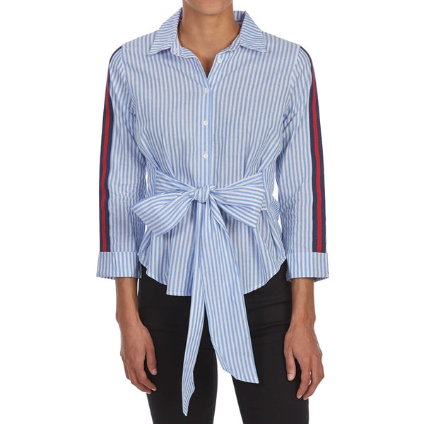 Almost Famous Juniors Tie-Front Top