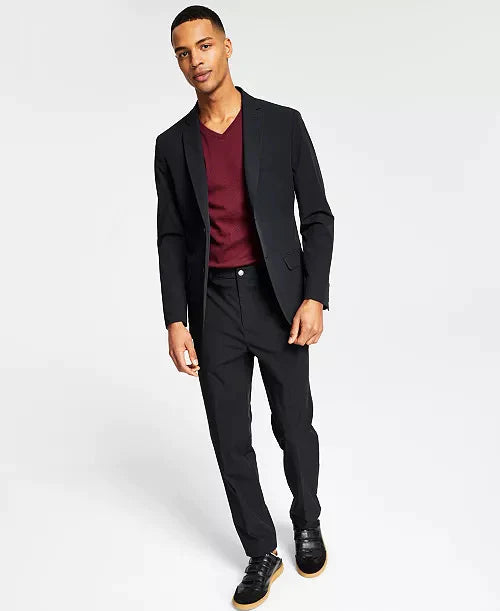 Calvin Klein Men’s Slim-Fit Stretch Solid Sport Coat, Size 40R