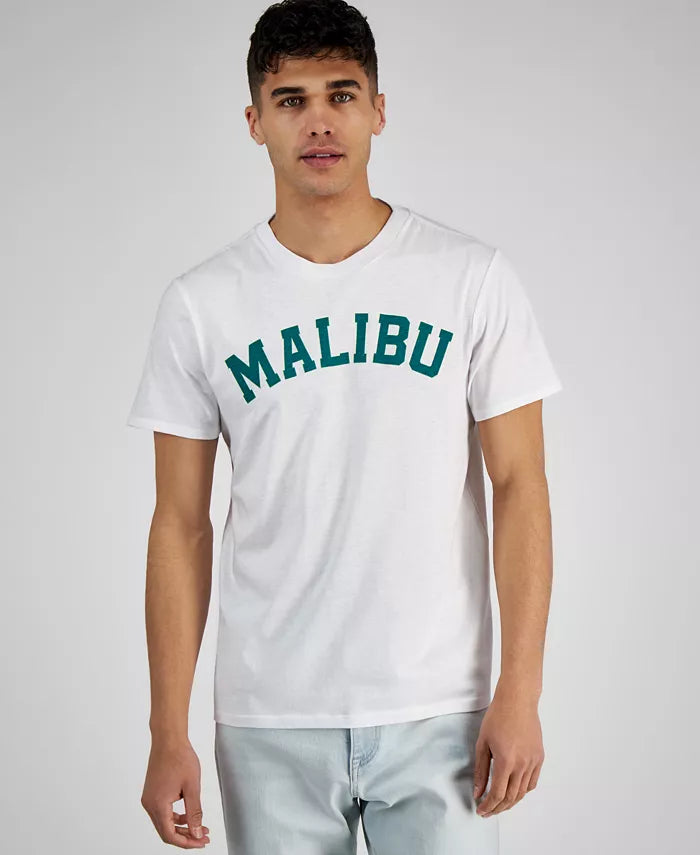 And Now This Mens Malibu Graphic T-Shirt, Size Medium