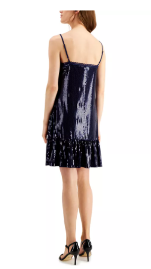 Michael Michael Kors Sequined Slip Dress, Size XS