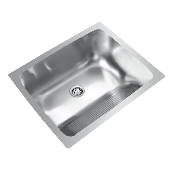 Miseno MSS3620F Farmhouse 36 Single Basin Stainless Steel Kitchen Sink